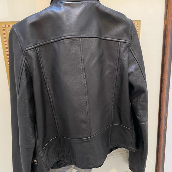AllSaints Bales Leather Jacket - Picture 4 of 11